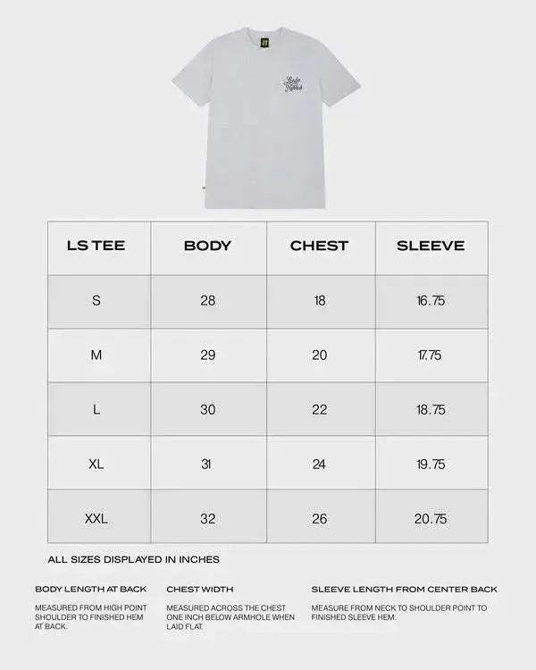 SCRIPT WHITE HEATHER SHORT SLEEVE TEE image 5