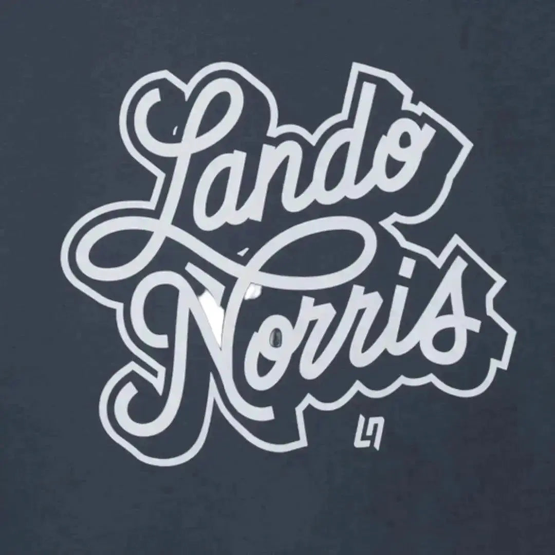 SCRIPT PETROL BLUE LONG SLEEVE TEE image 3