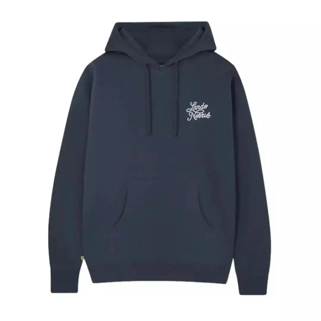 SCRIPT PETROL BLUE HOODIE image 1