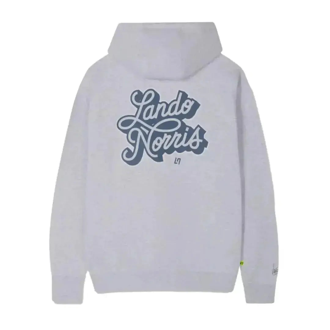 SCRIPT WHITE HEATHER HOODIE image 2