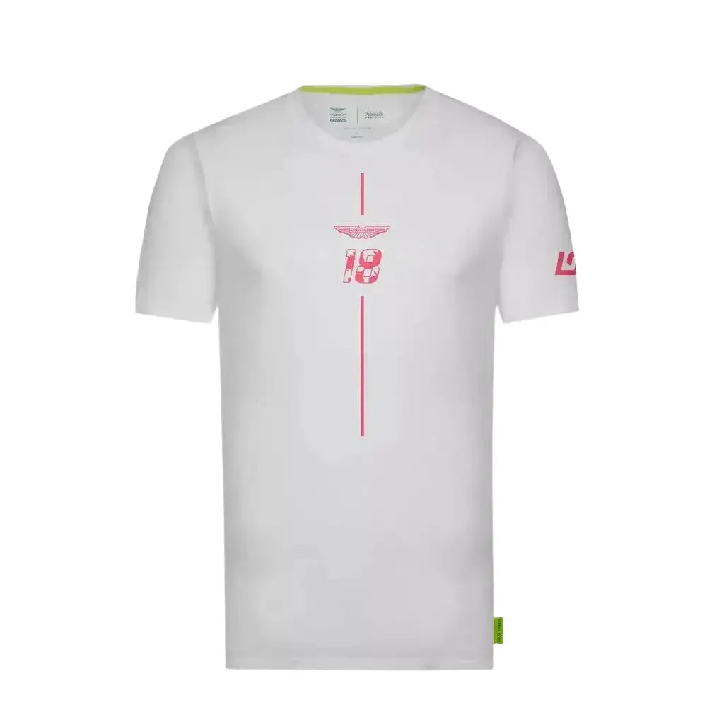 AMF1 Lance Stroll Limited Edition T-Shirt - White image 1