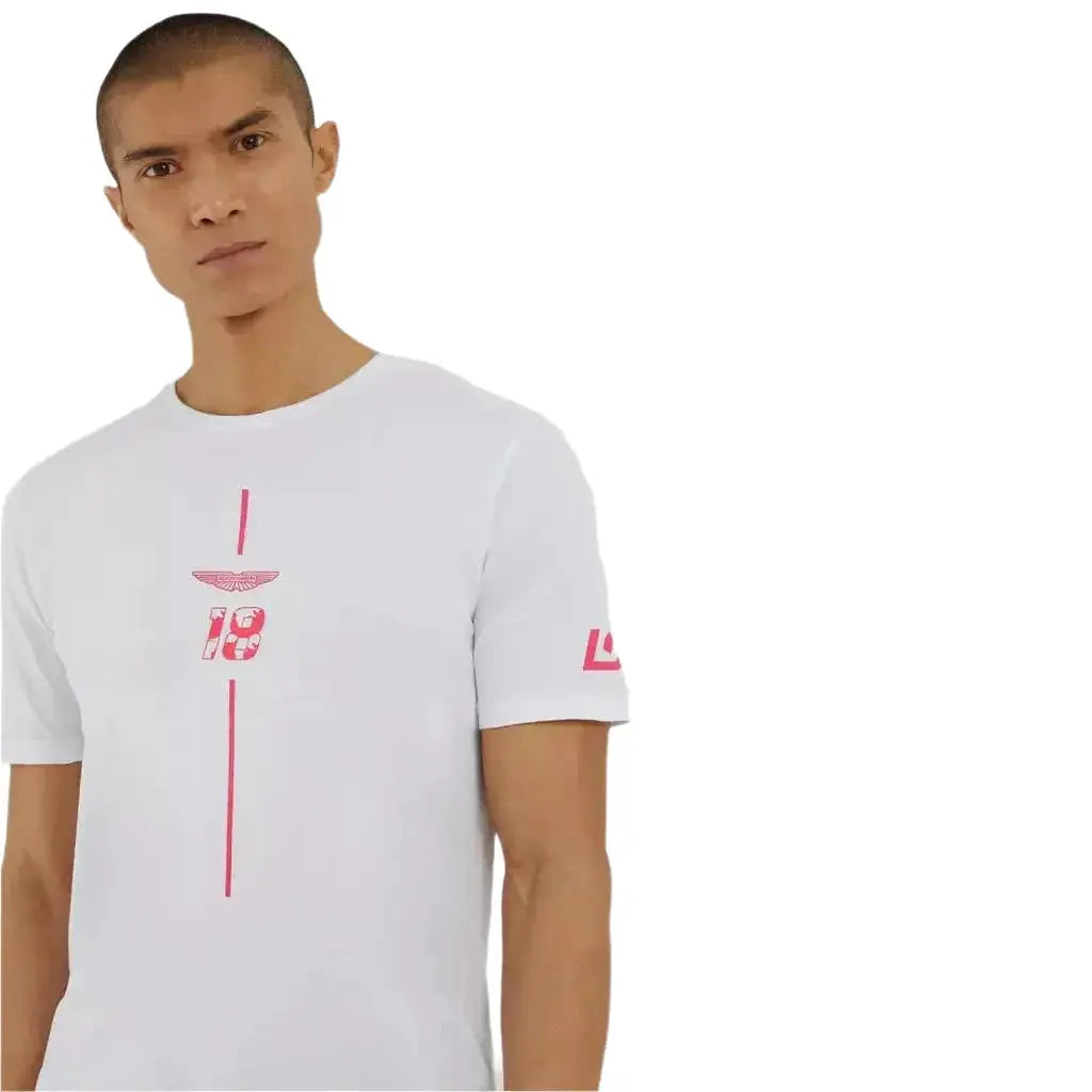 AMF1 Lance Stroll Limited Edition T-Shirt - White image 5