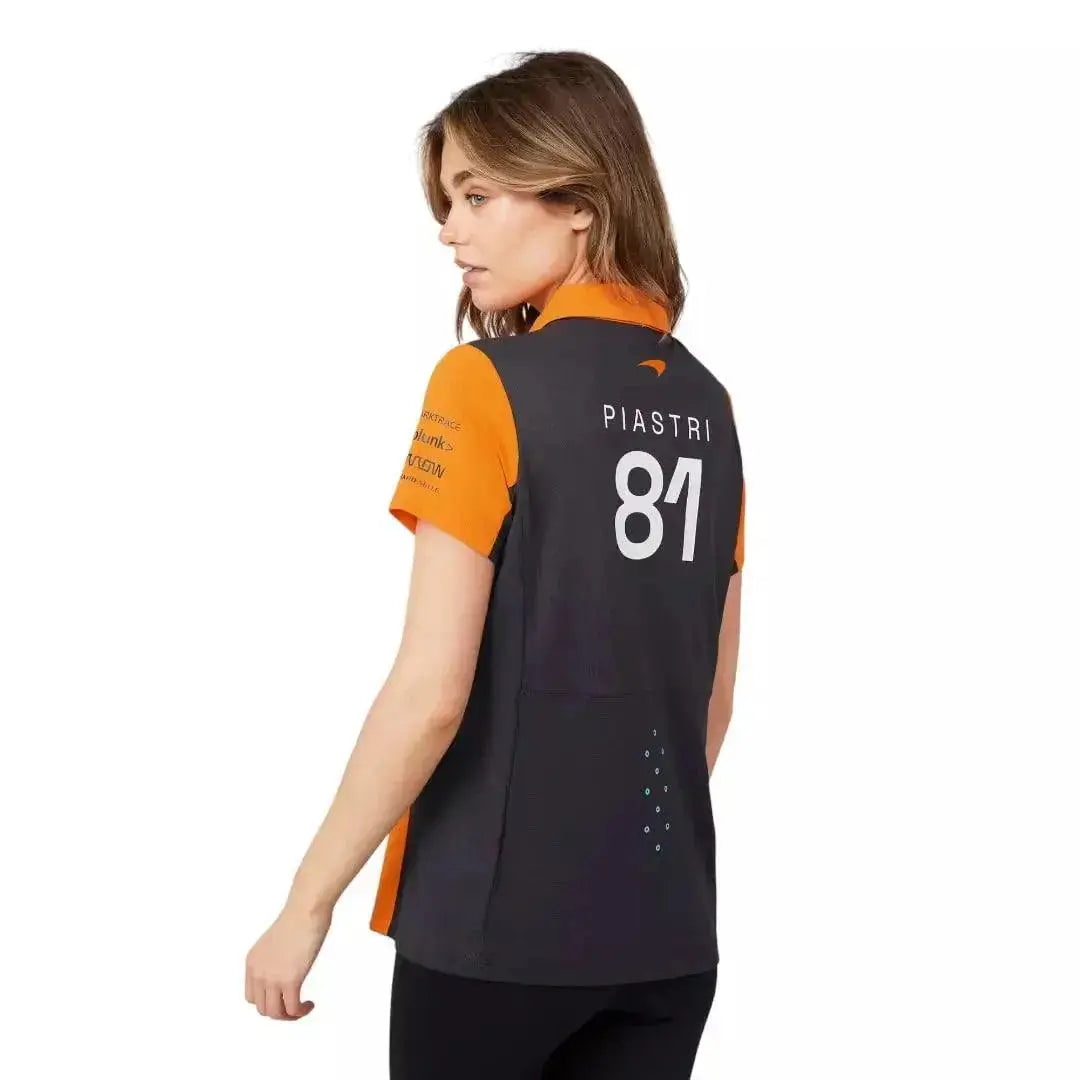 WOMENS MCLAREN REPLICA POLO SHIRT OSCAR PIASTRI image 2