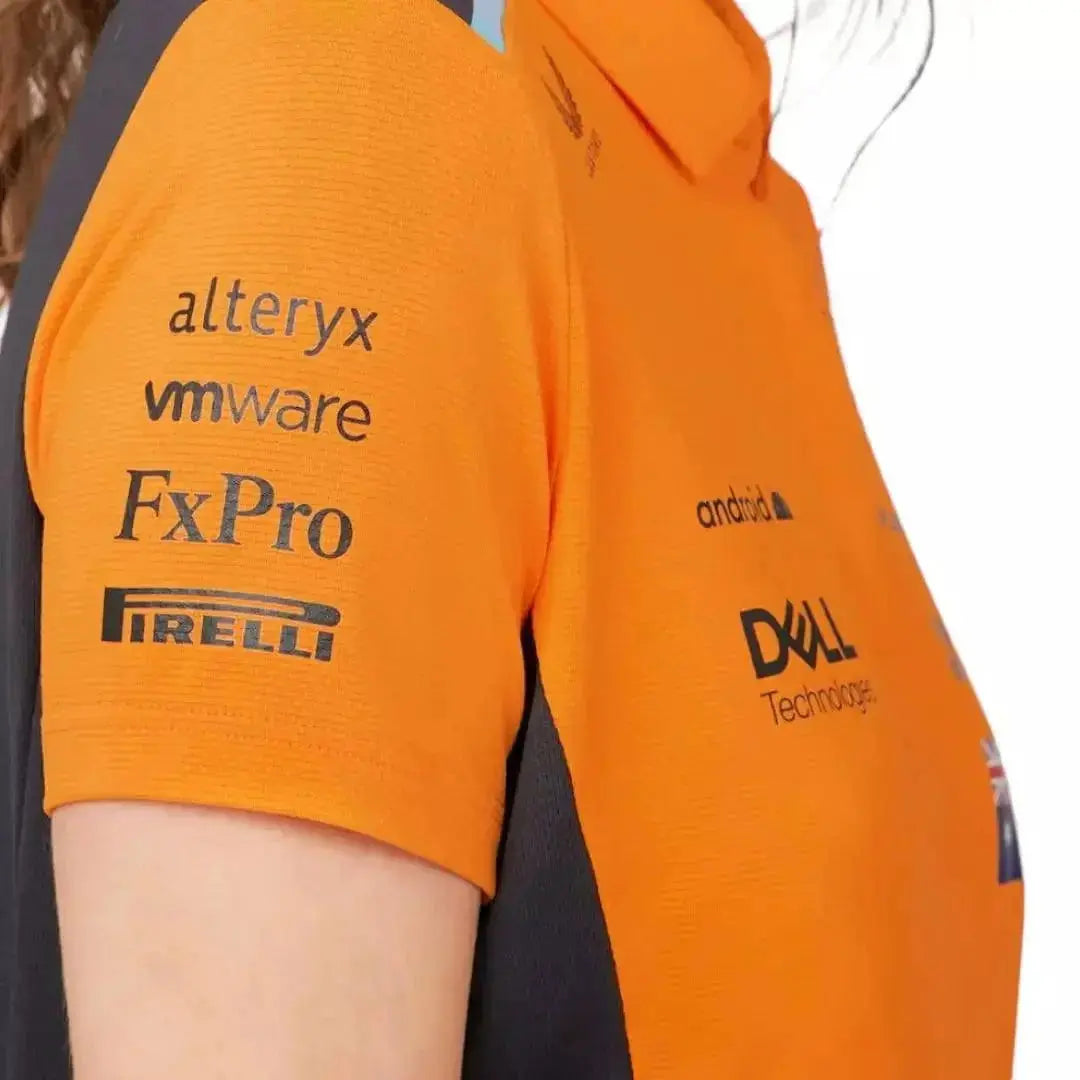 WOMENS MCLAREN REPLICA POLO SHIRT OSCAR PIASTRI image 4