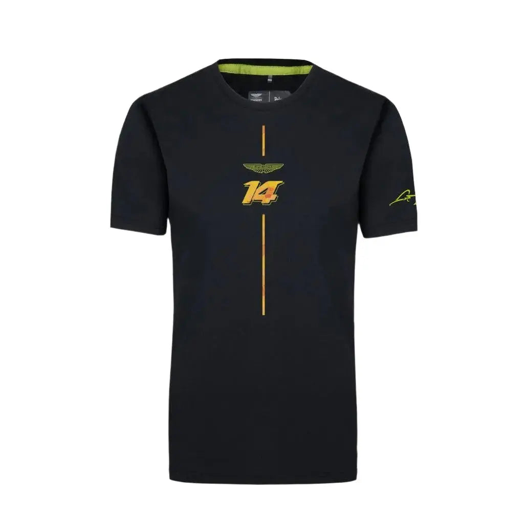 AMF1 Fernando Alonso Limited Edition T-Shirt - Black image 1