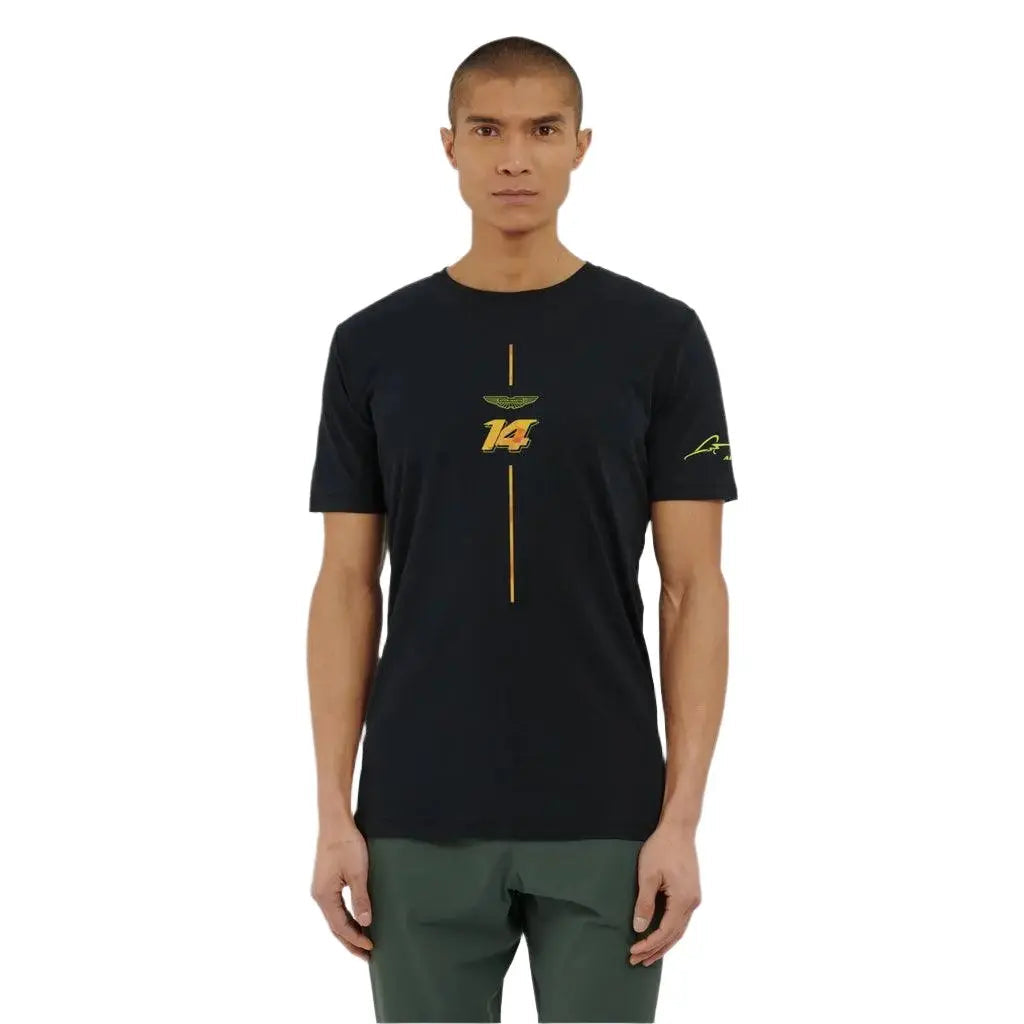 AMF1 Fernando Alonso Limited Edition T-Shirt - Black image 2