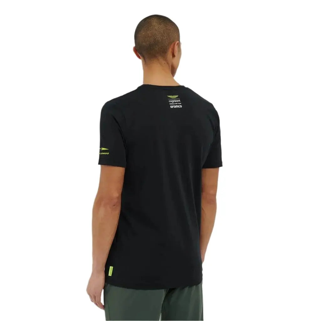 AMF1 Fernando Alonso Limited Edition T-Shirt - Black image 3