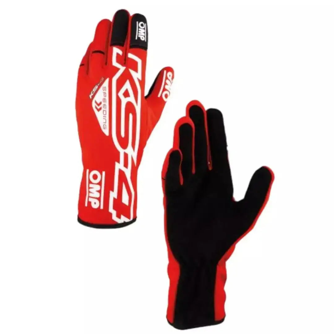 OMP KS-4 Kart Gloves - Child Sizes image 3