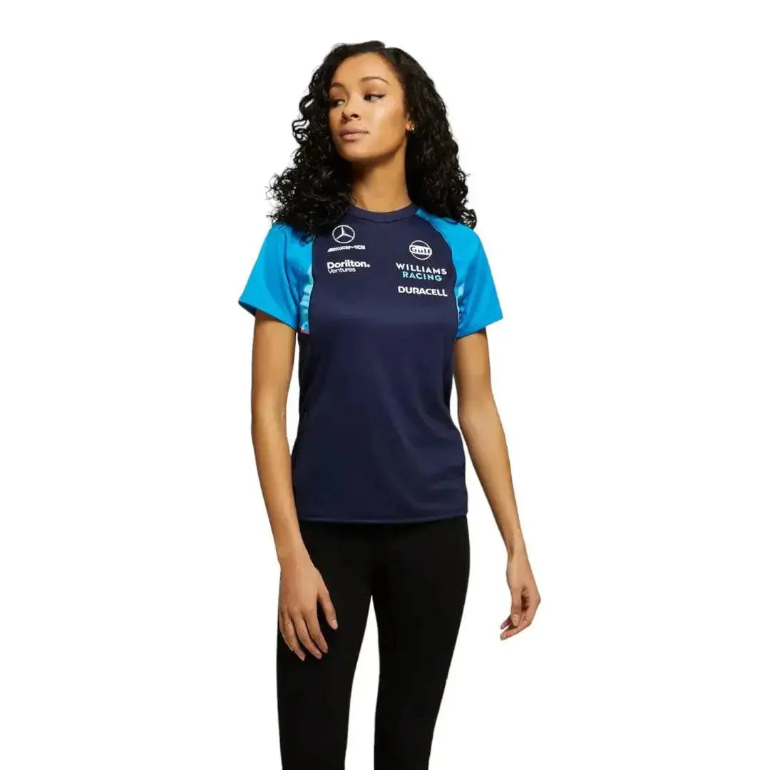 Women's Classic Kit Navy Williams Racing T-Shirt image 3