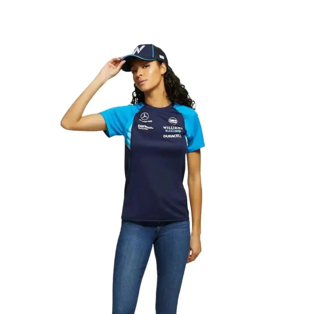 Women's Classic Kit Navy Williams Racing T-Shirt image 4