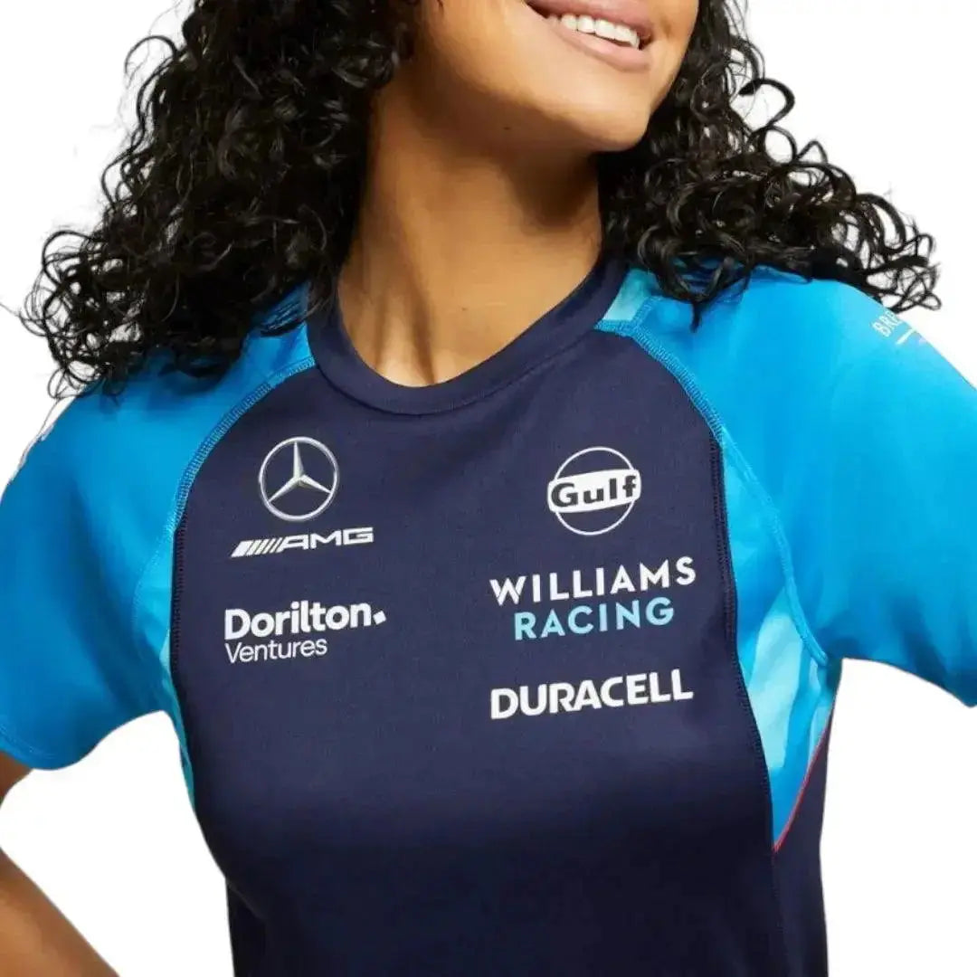 Women's Classic Kit Navy Williams Racing T-Shirt image 5