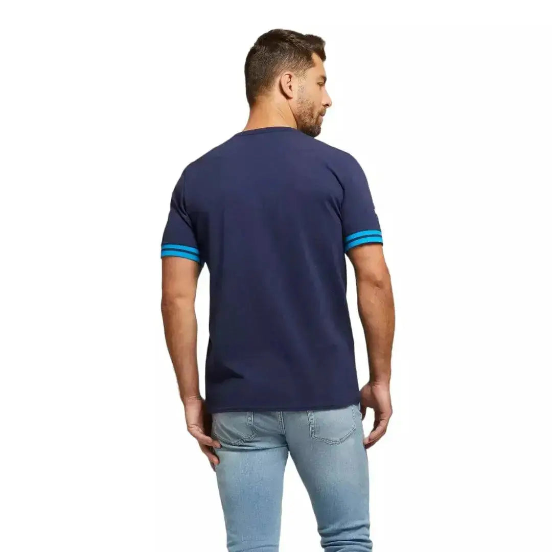 2023 Men's Off Track Presentation Tee Navy image 3