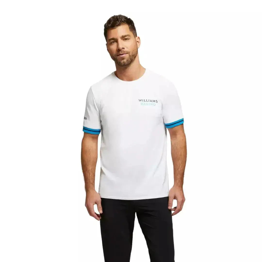 2023 Men's Off Track Presentation Tee White Williams Racing image 2