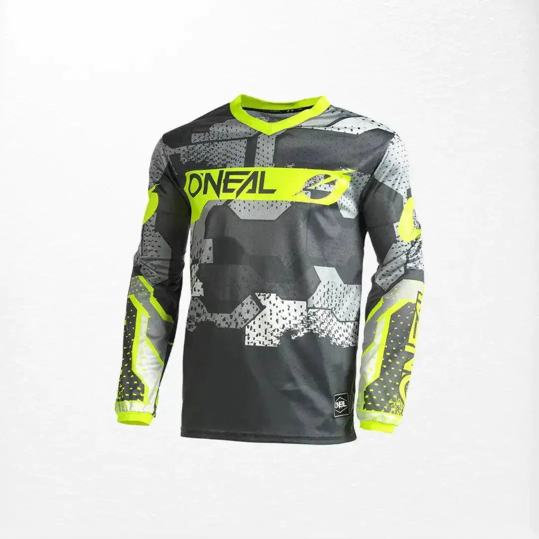 O'Neal Element Camo MX Jersey Grey-Yellow image 1