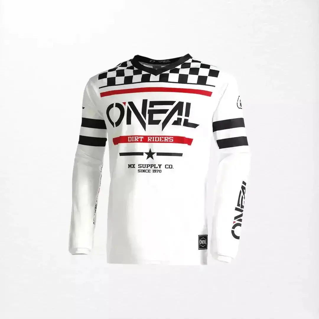 O'Neal Element Squadron Youth MX Jersey White-Black image 1