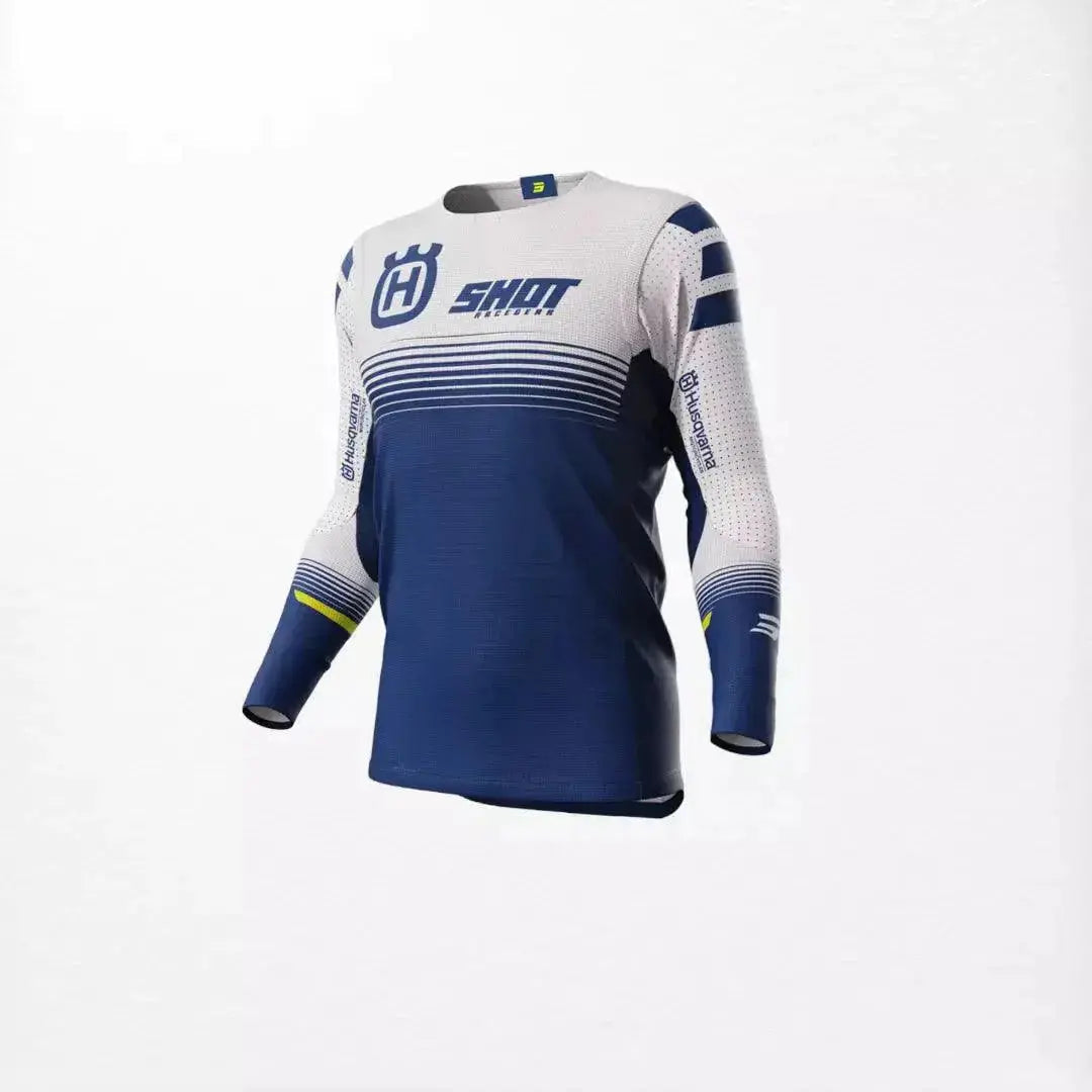 Shot Husqvarna Limited Edition 2023 MX Jersey Blue image 1