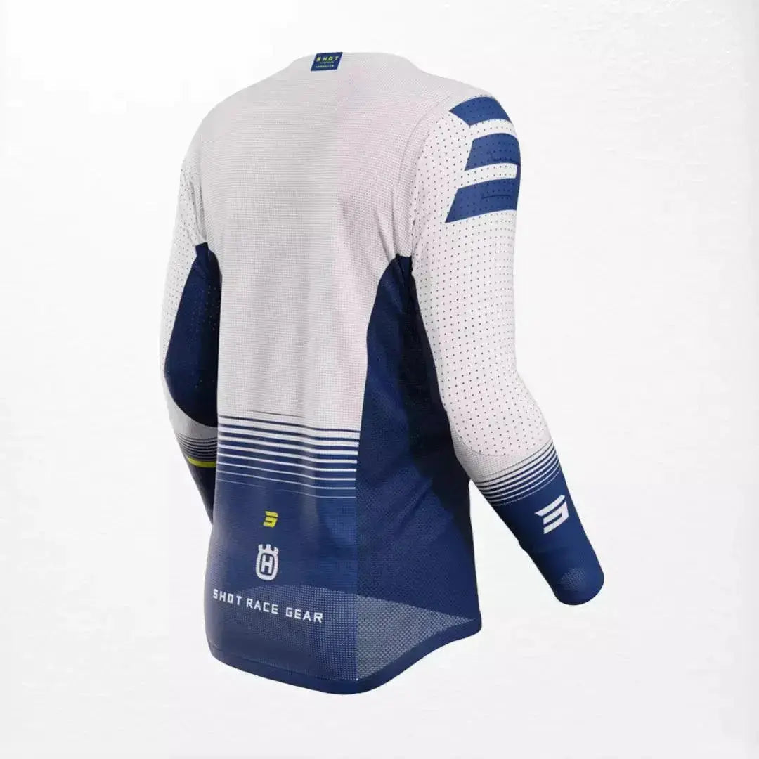 Shot Husqvarna Limited Edition 2023 MX Jersey Blue image 2