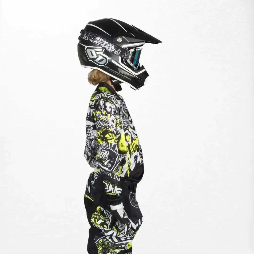 O'Neal Youth Element Jersey Attack Black-HiVIs image 5