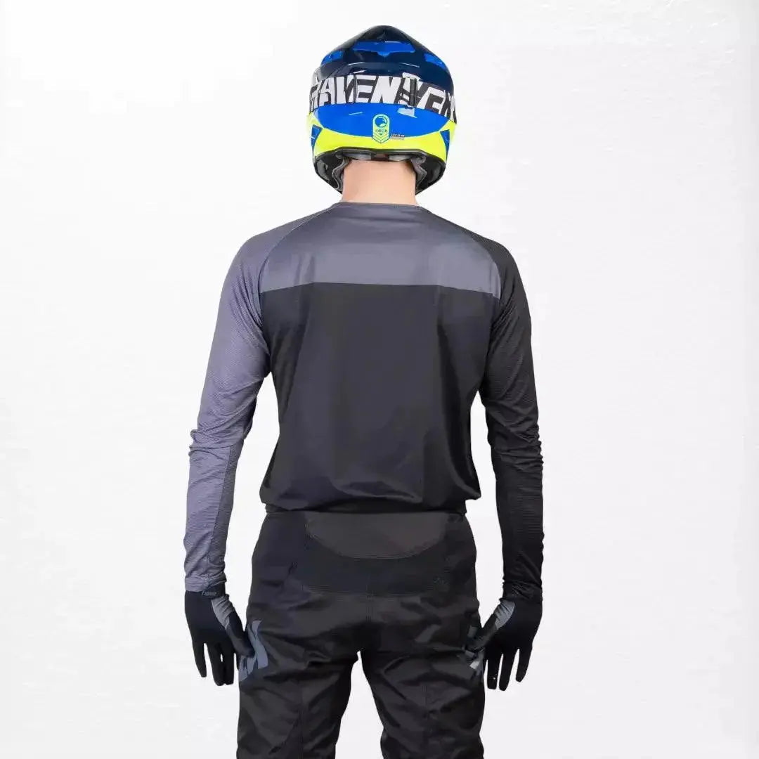 Raven Verve MX Jersey Black-Grey image 2
