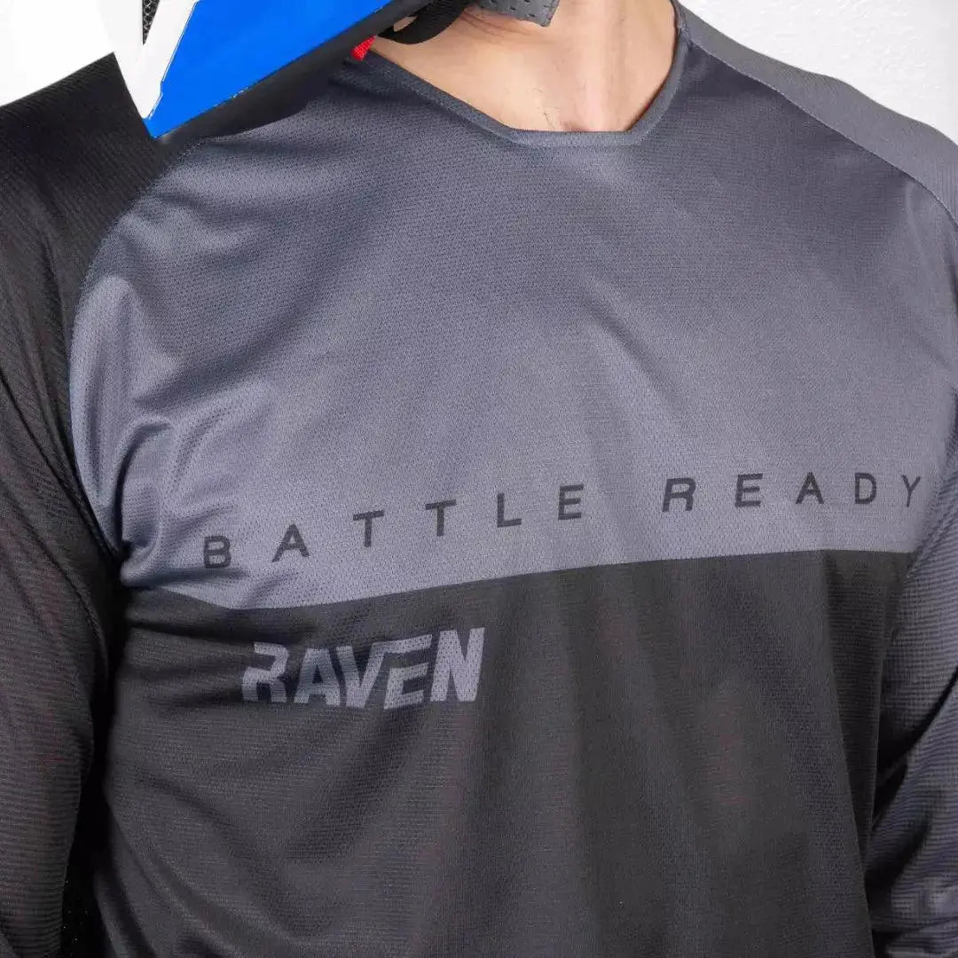 Raven Verve MX Jersey Black-Grey image 3