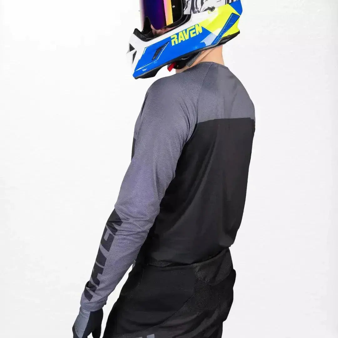 Raven Verve MX Jersey Black-Grey image 5