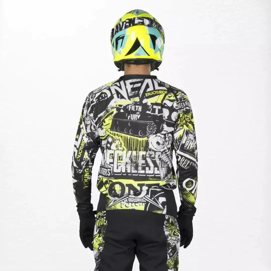 O'Neal Element Jersey Attack Black-HiVis image 2