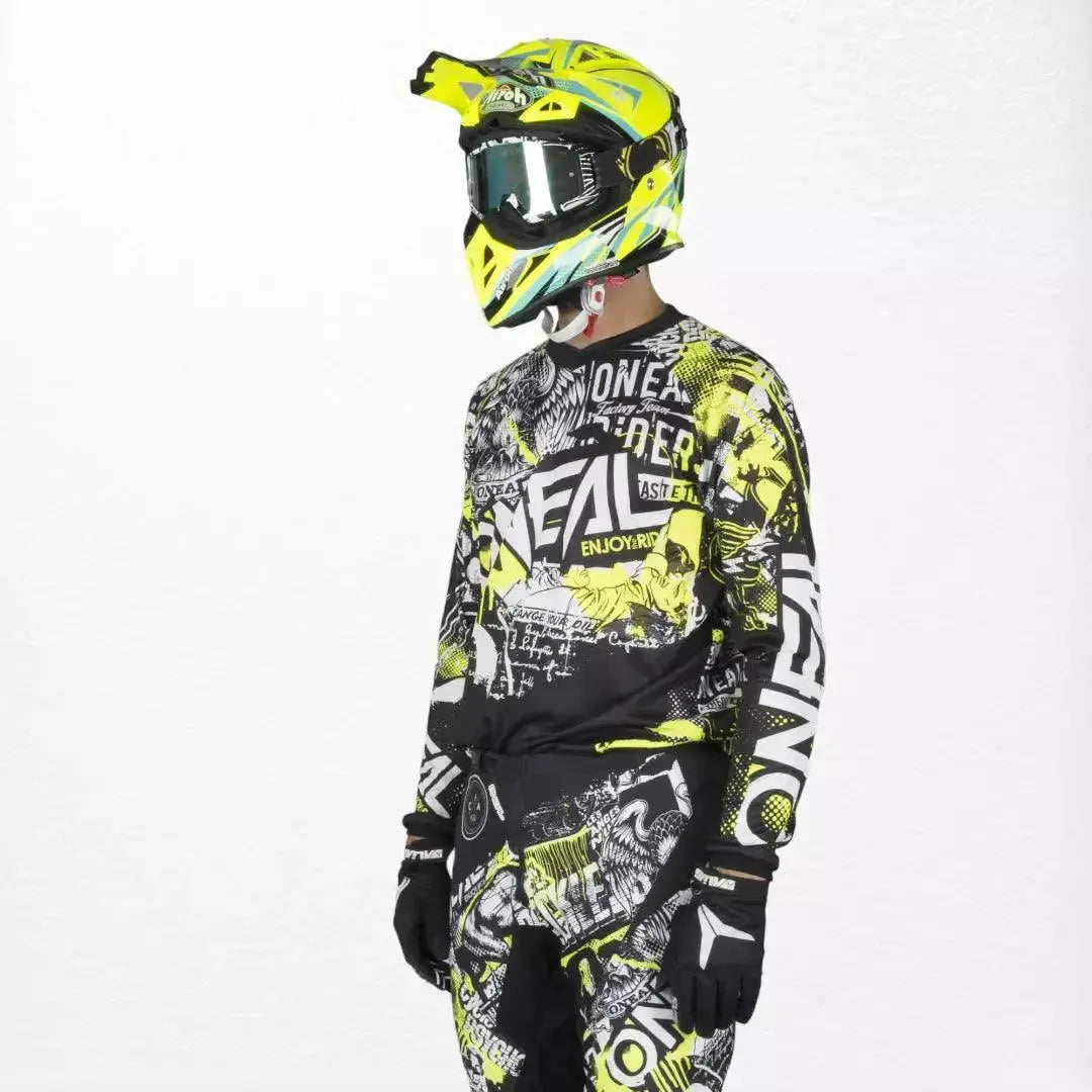 O'Neal Element Jersey Attack Black-HiVis image 4