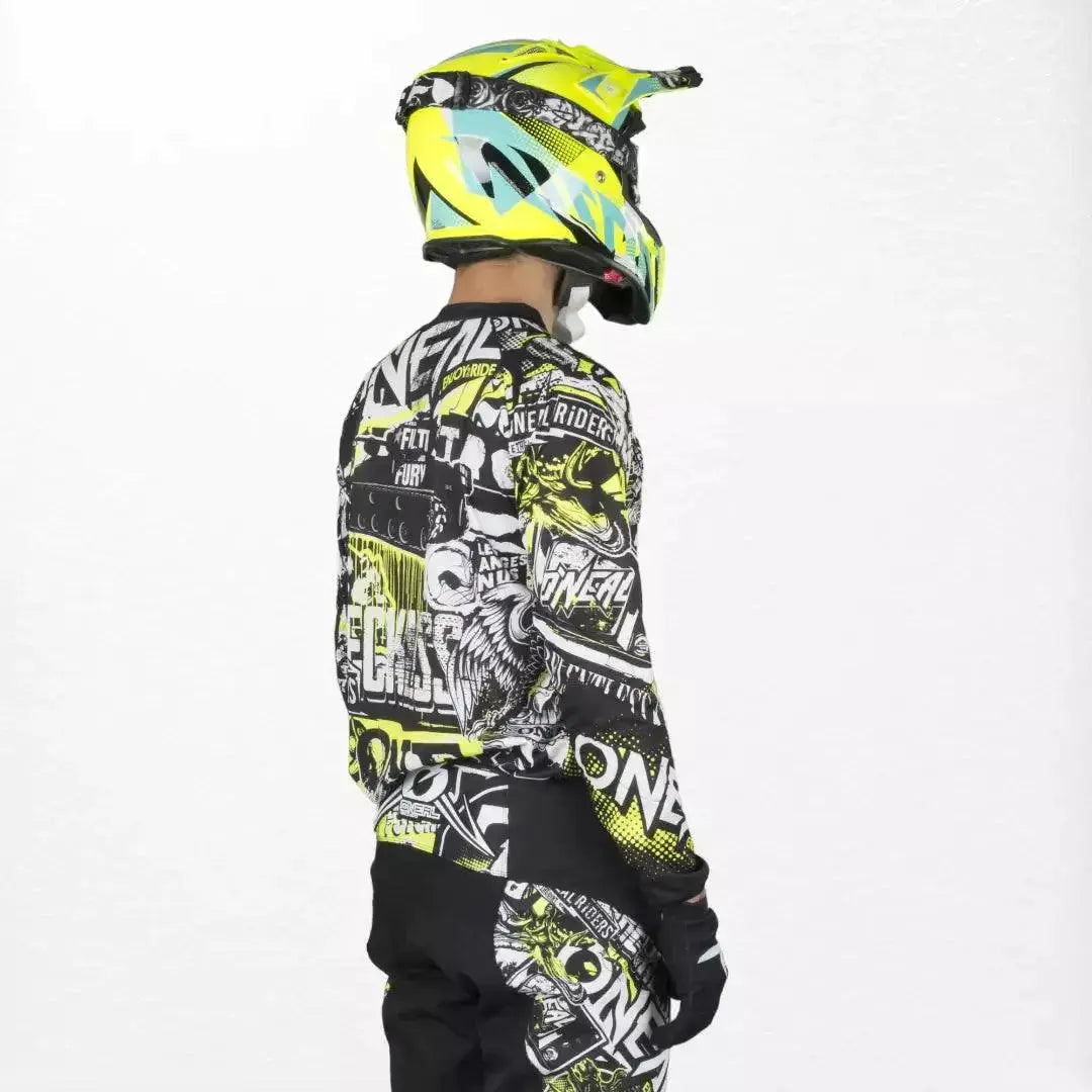 O'Neal Element Jersey Attack Black-HiVis image 5