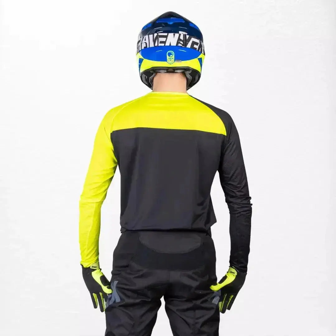 Raven Verve MX Jersey Black-Yellow image 2