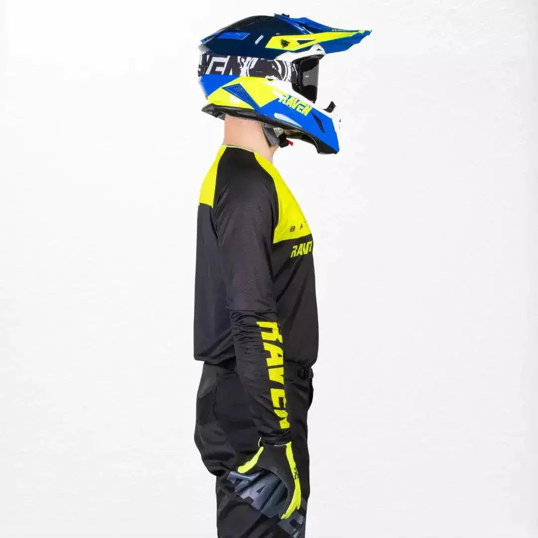 Raven Verve MX Jersey Black-Yellow image 4