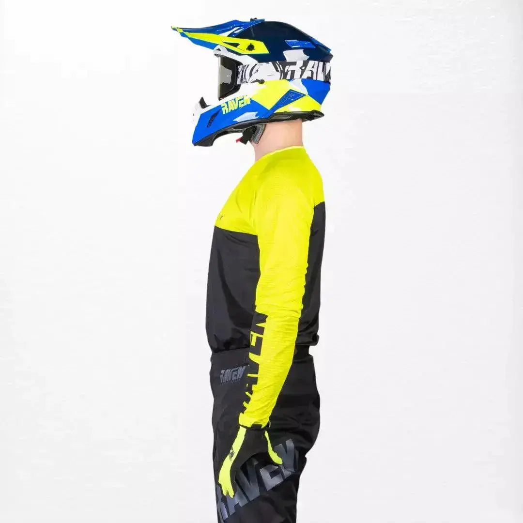 Raven Verve MX Jersey Black-Yellow image 5