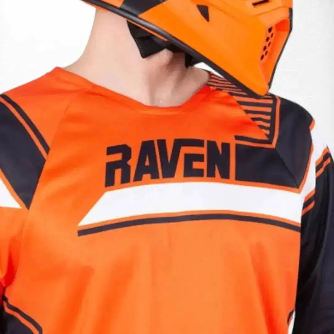 Raven Rival MX Jersey Orange-Black image 3