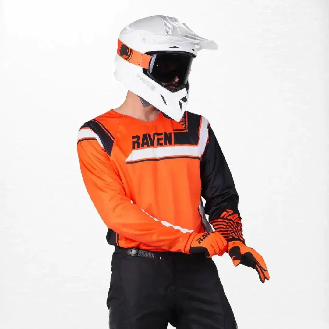 Raven Rival MX Jersey Orange-Black image 5