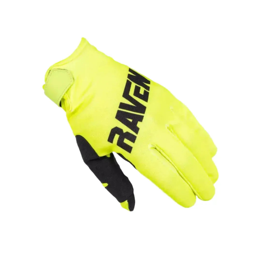 Raven Rival MX Gloves Fluo-Yellow image 1