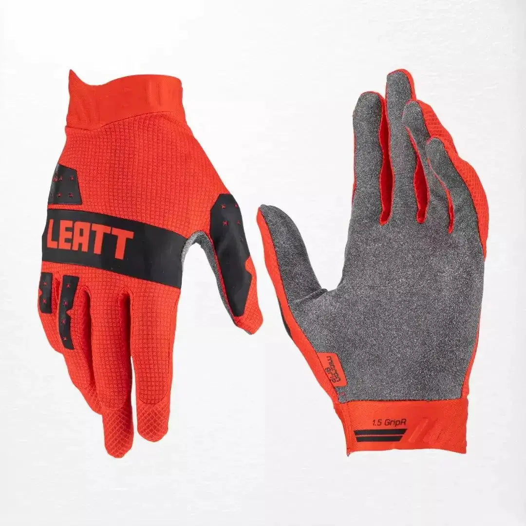 Leatt Moto 1.5 GripR MX Gloves Red image 3