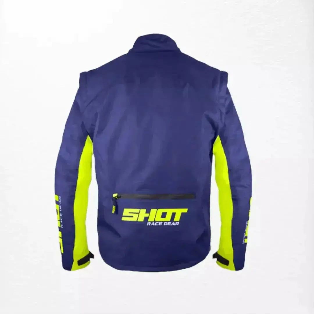 Shot Contact Enduro Jacket Blue-Neon Yellow image 2