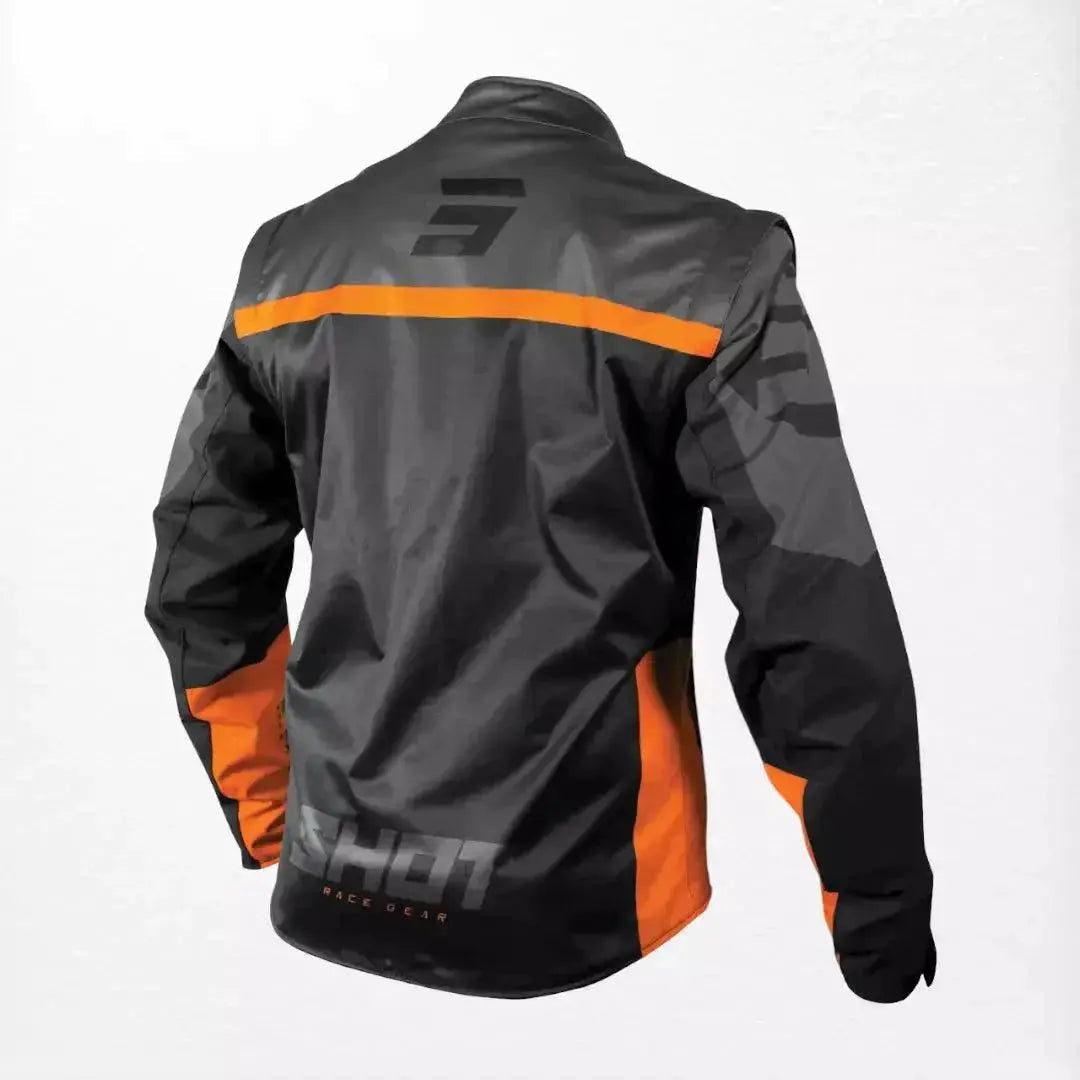 Shot Softshell Lite 2.0 Enduro Jacket Black-Orange image 2