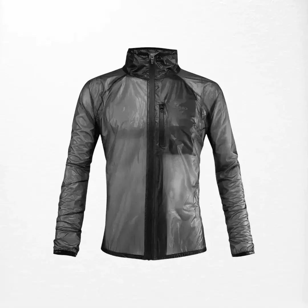 Acerbis Rain Dek Pack Jacket - Black Lightweight Waterproof Gear image 1
