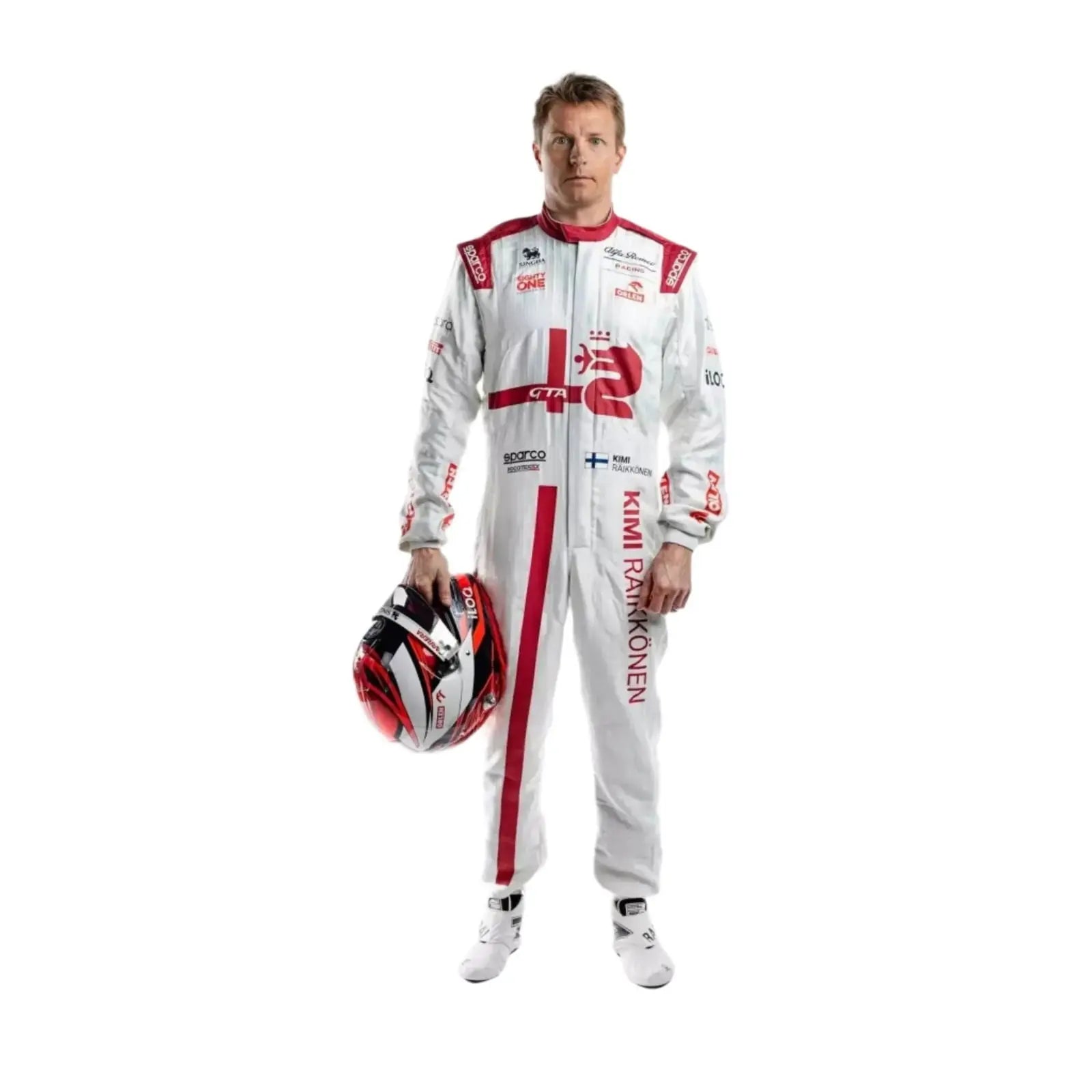 Kimi Räikkönen 2021 Alfa Romeo F1 Race Boots image 4