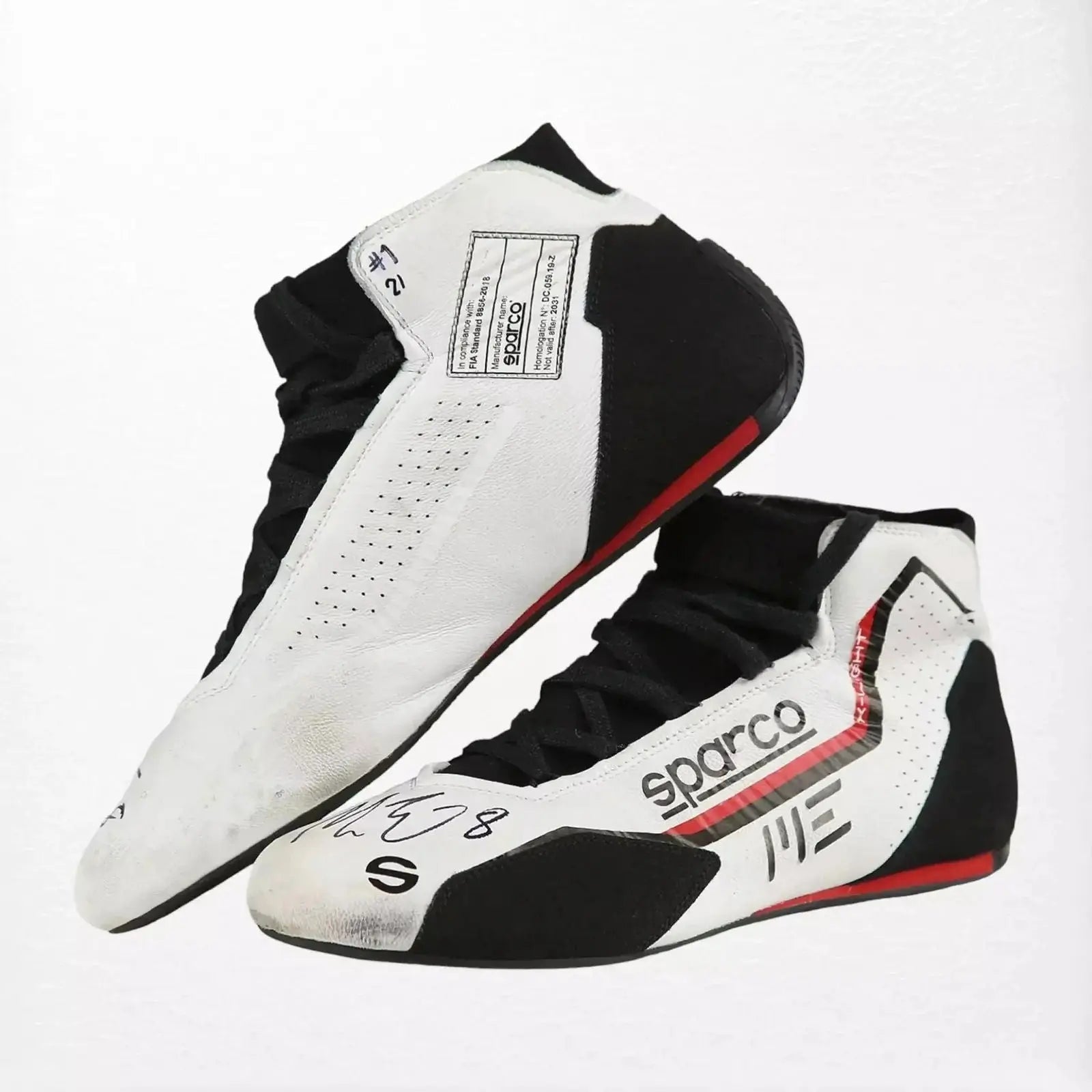 Marcus Ericsson Race Boots Used Indy 500 2021 image 3