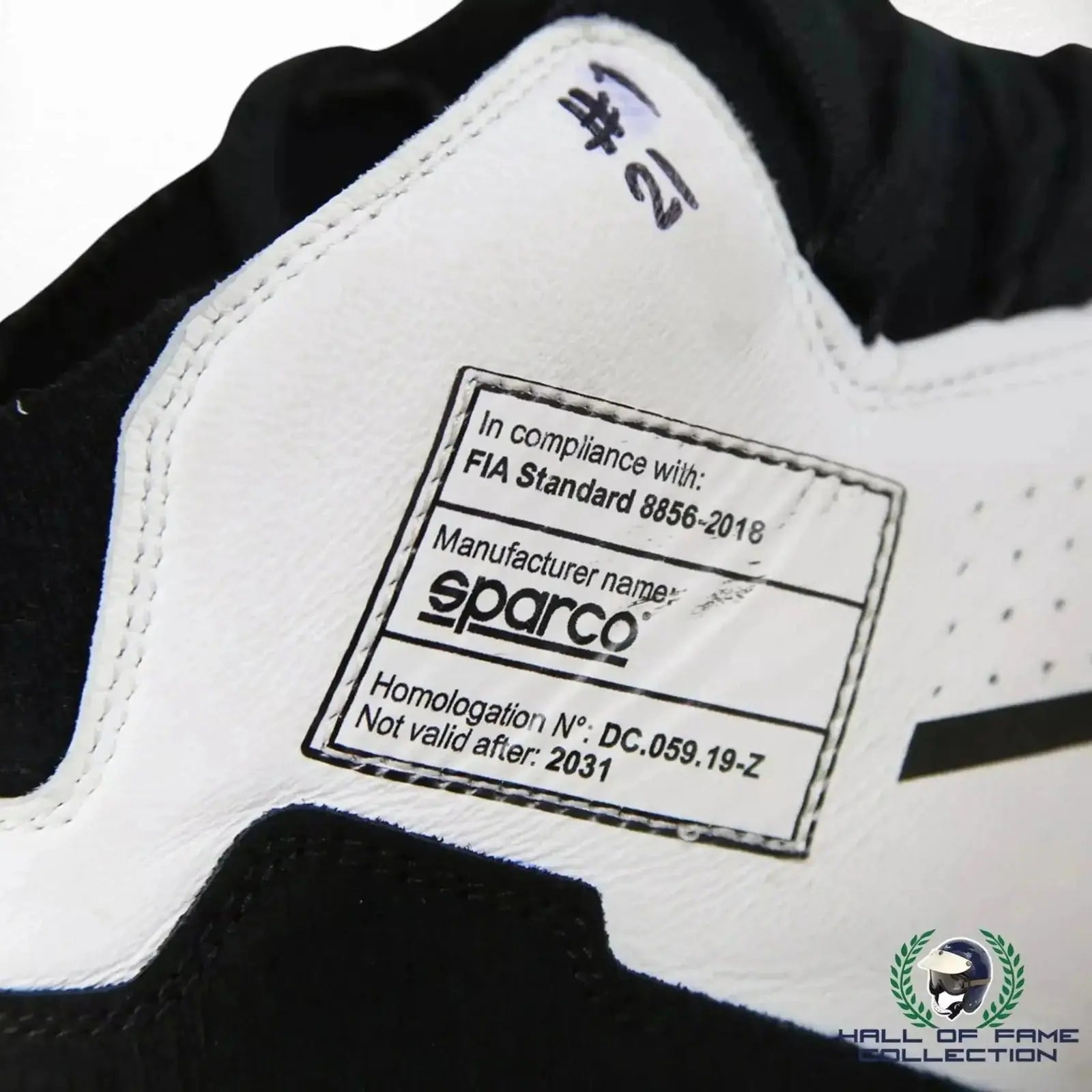 Marcus Ericsson Race Boots Used Indy 500 2021 image 4