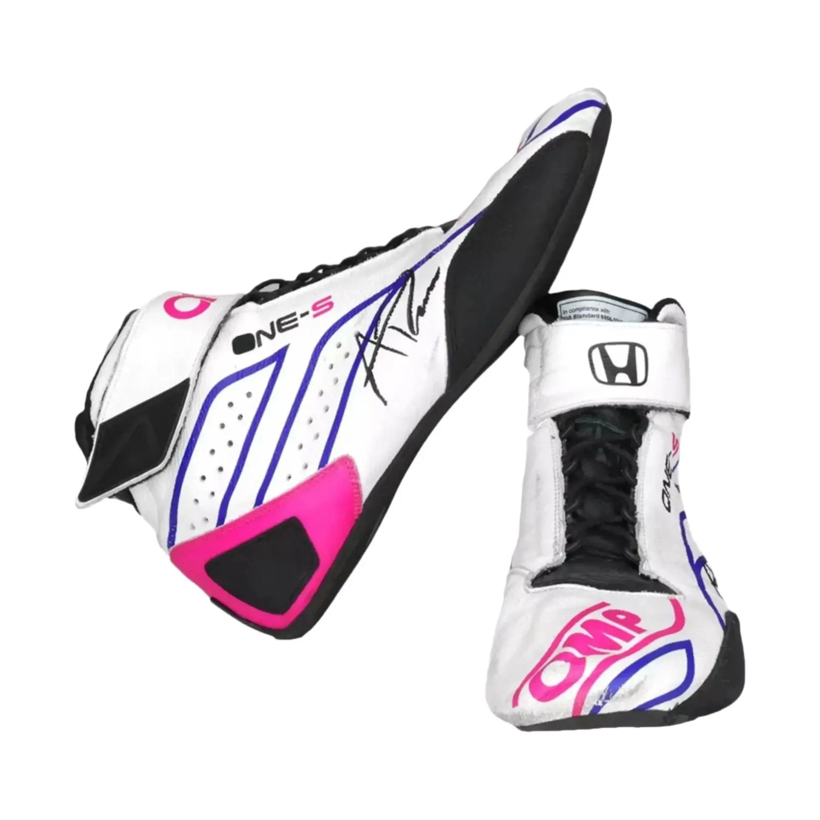 Alexander Rossi 2022 Race Winning Gallagher Grand Prix Boots image 1