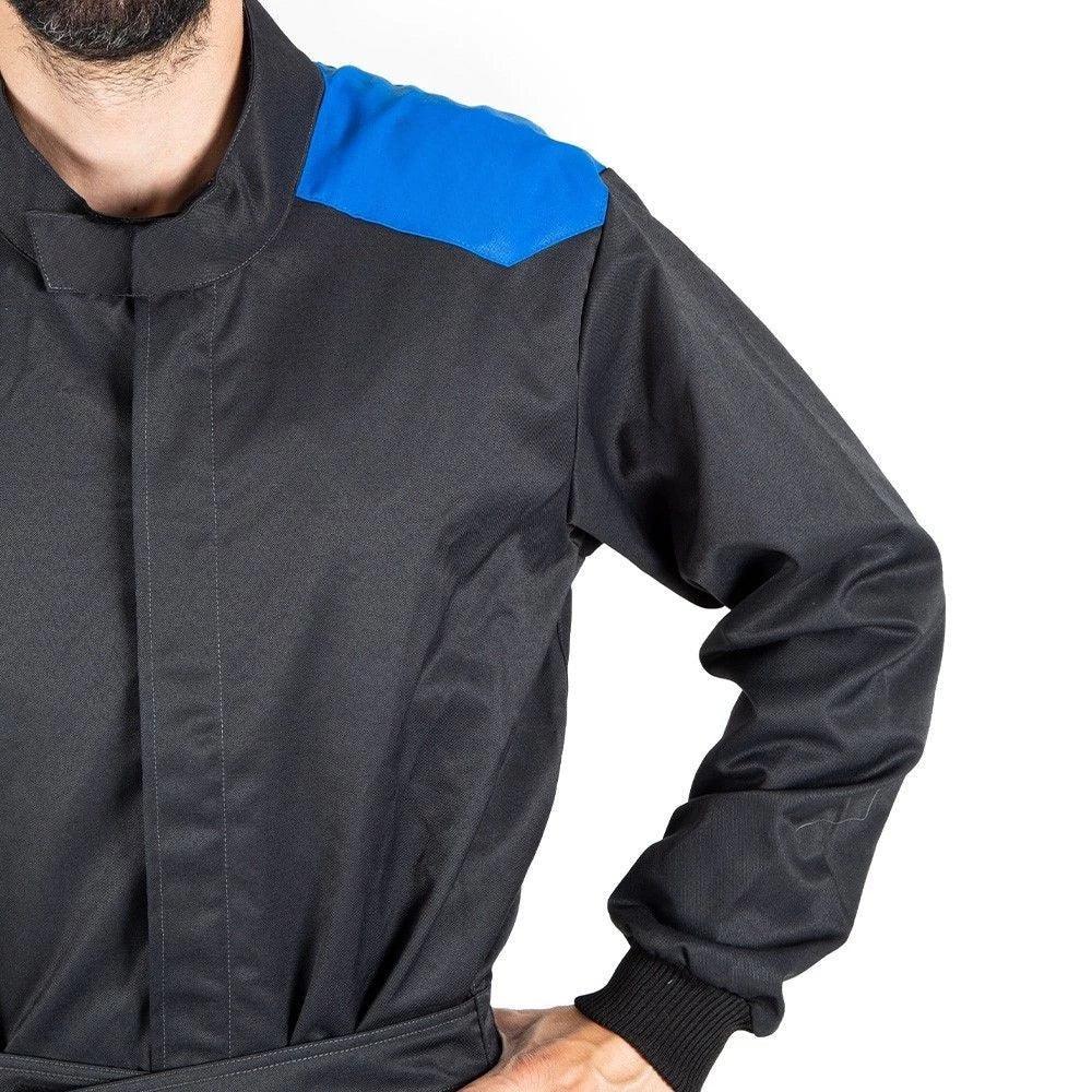 MECHANIC SUIT BLACK-DAZZLING BLUE image 3