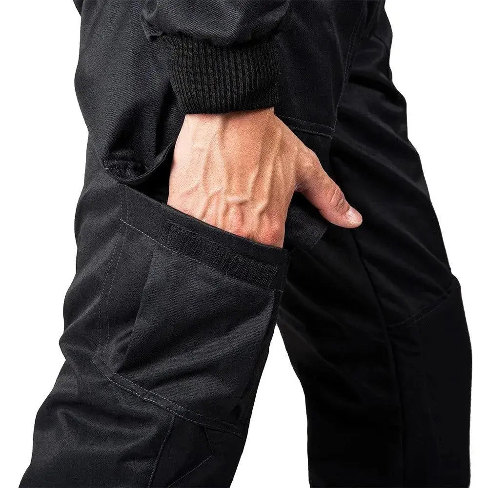 MECHANIC SUIT BLACK-DAZZLING BLUE image 4