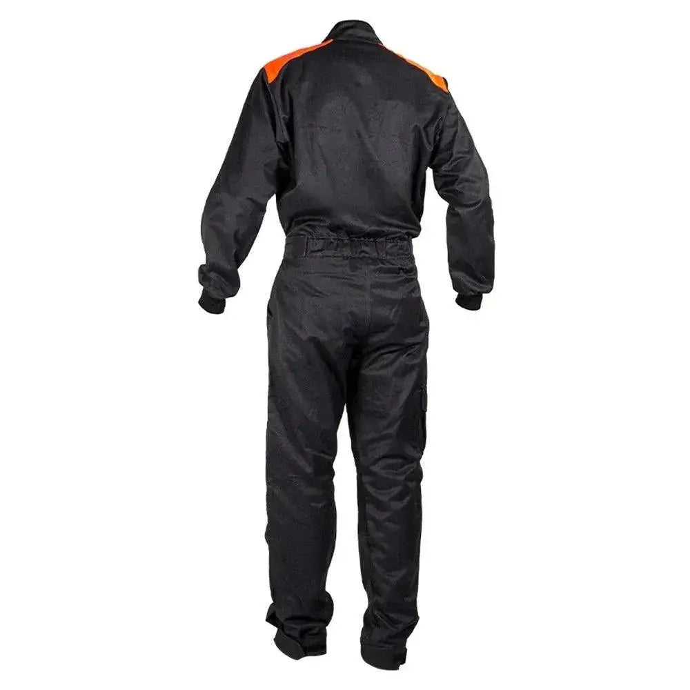 MECHANIC SUIT BLACK-FLUOR RED image 2