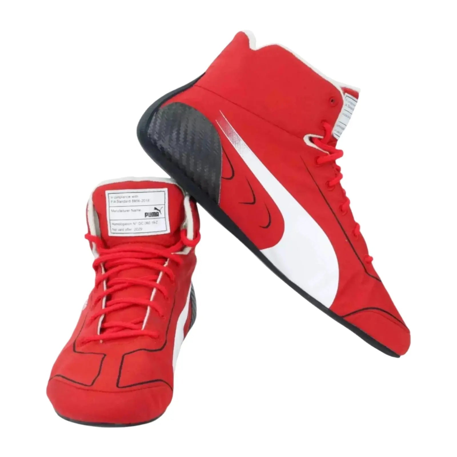2020 Sebastian Vettel Ferrari F1 Race Boots image 1