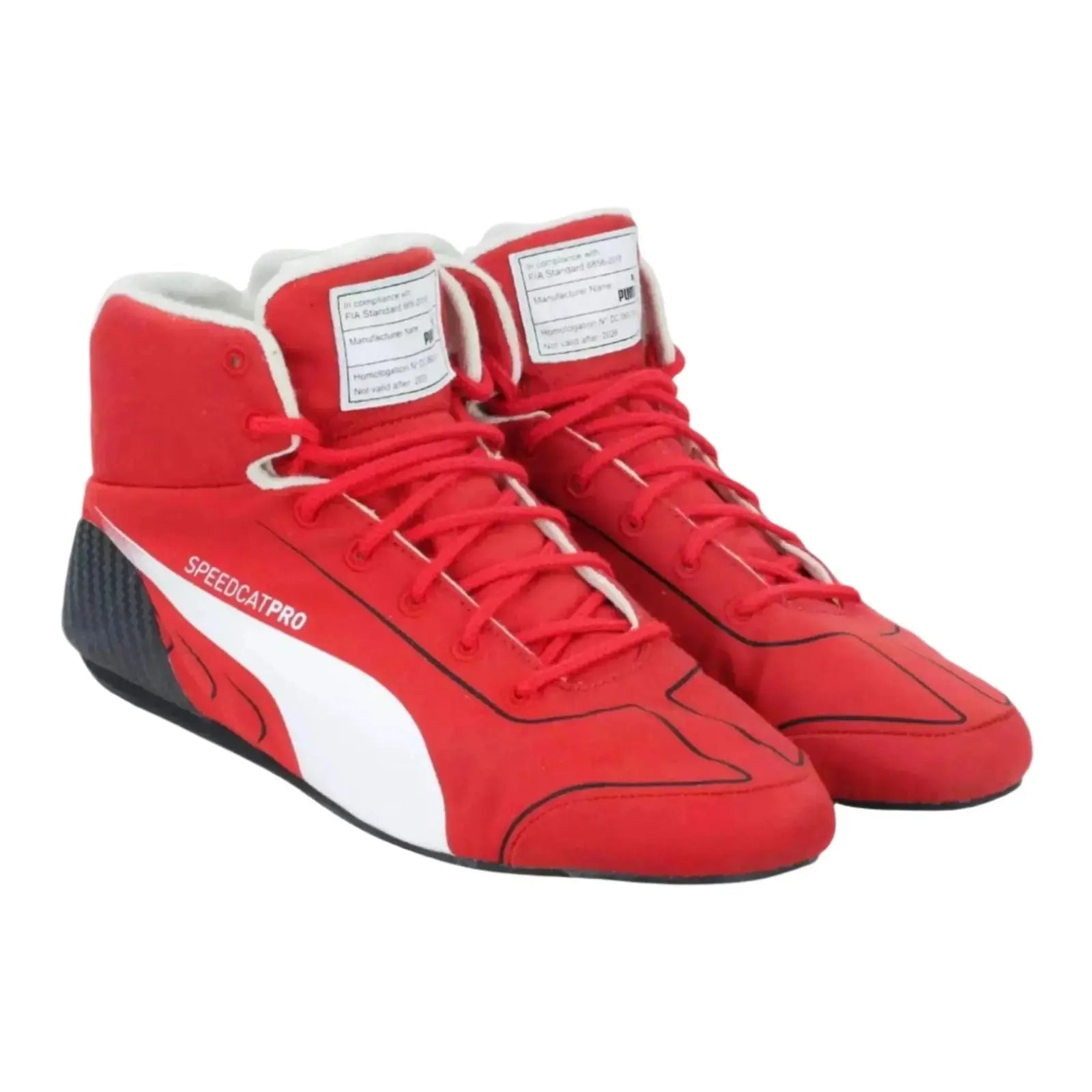 2020 Sebastian Vettel Ferrari F1 Race Boots image 2