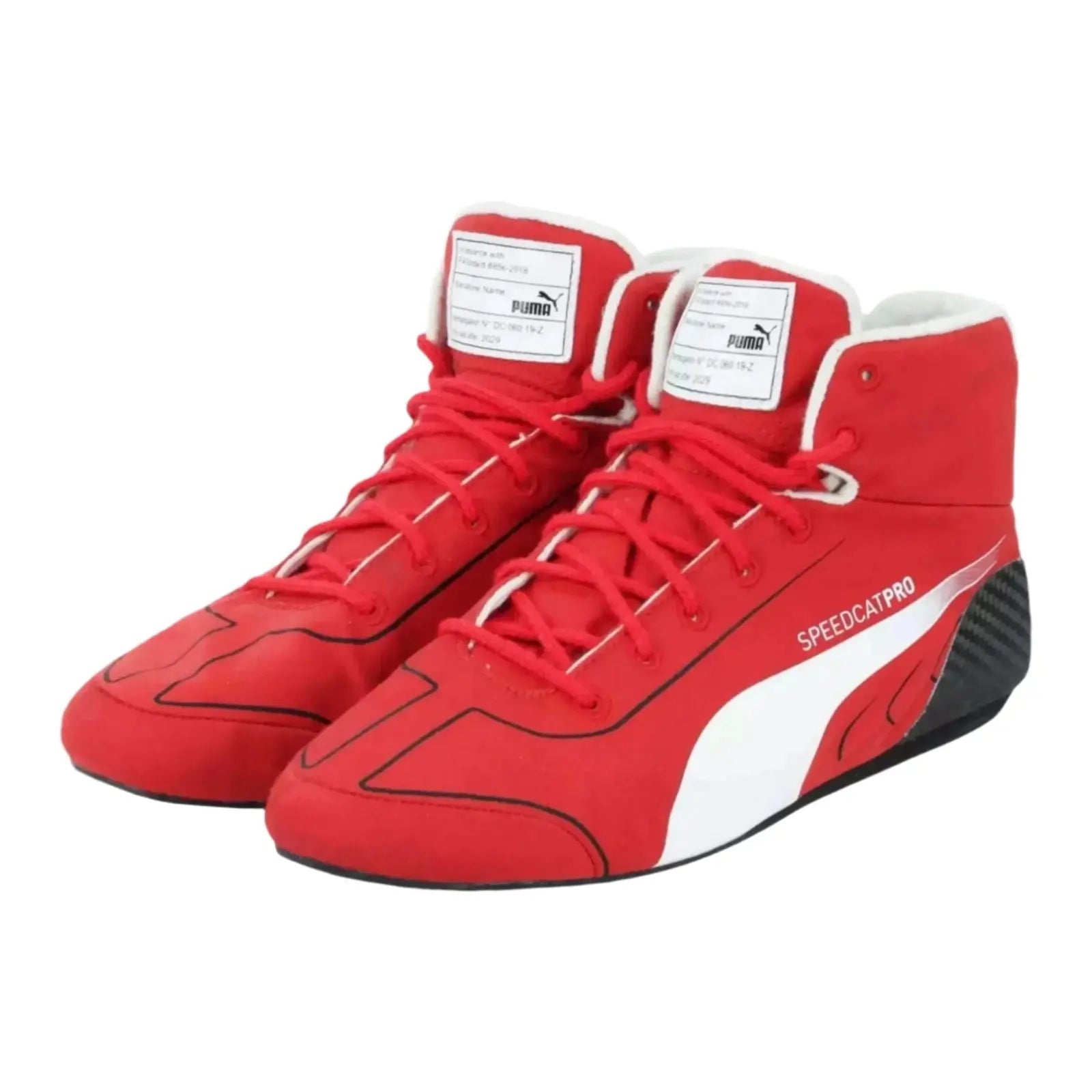 2020 Sebastian Vettel Ferrari F1 Race Boots image 5