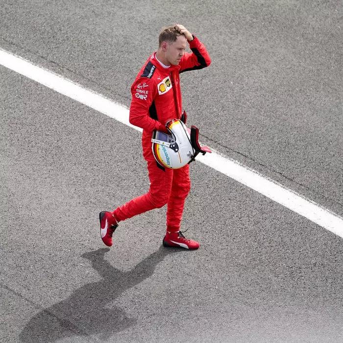 2020 Sebastian Vettel Ferrari F1 Race Boots image 6