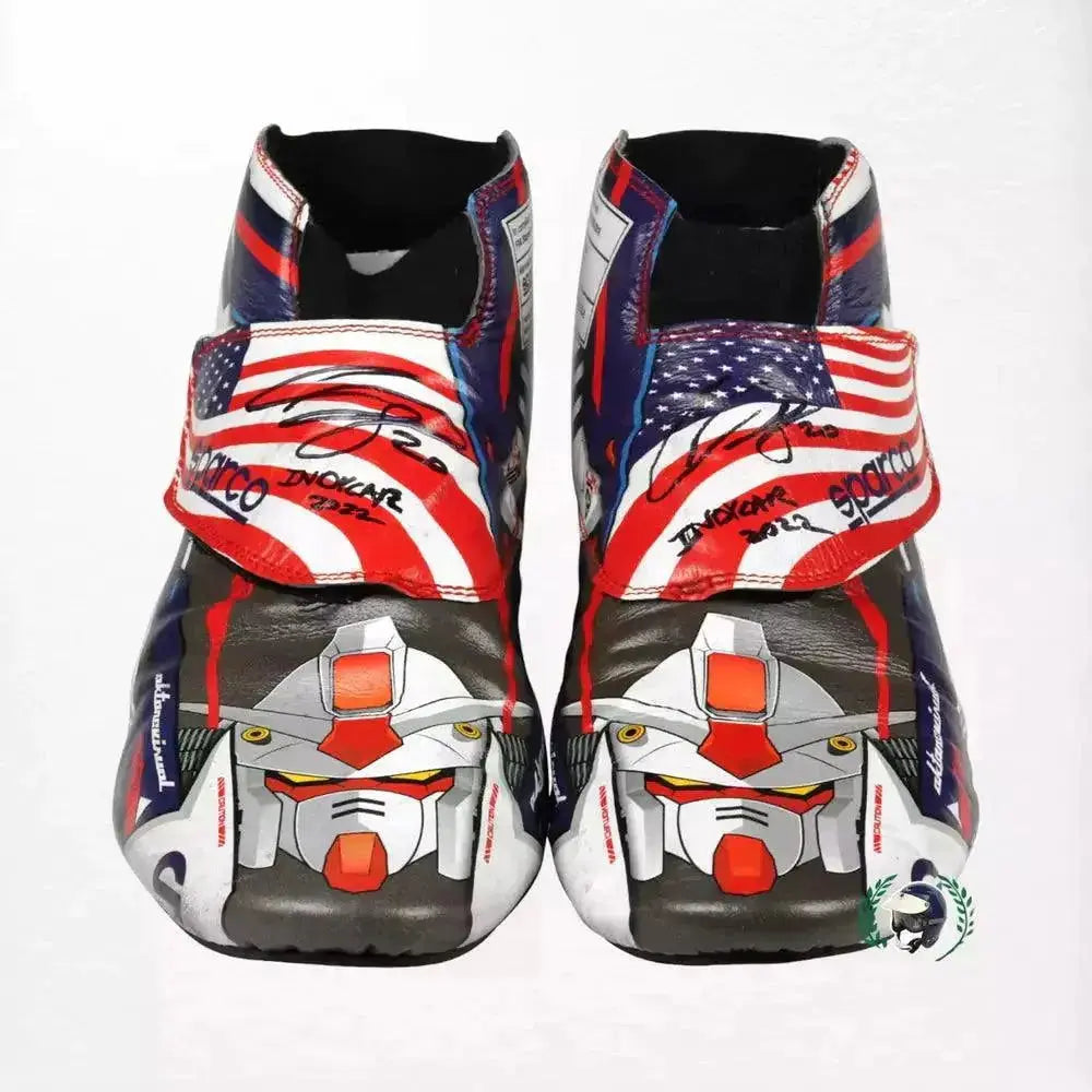 2022 Conor Daly Ed Carpenter Racing IndyCar Boots image 1